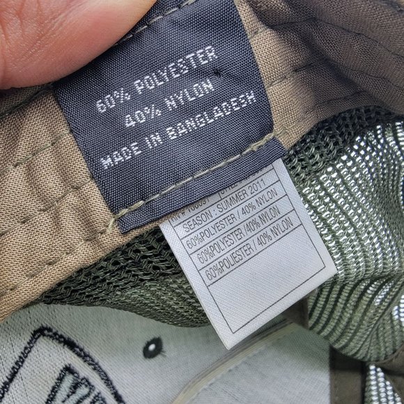 Hurley Green Embroidered Trucker Hat Adjustable Breathable Lightweight Casual - Picture 8 of 10